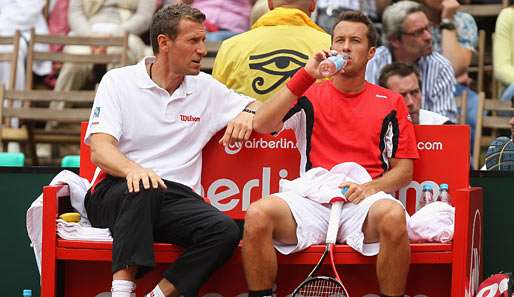 Zwischen Patrik Kühnen und Philipp Kohlschreiber kam es zu Unstimmigkeiten