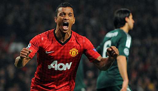 Manchester Uniteds Nani könnte schon bald im Trikot von Juventus Turin jubeln