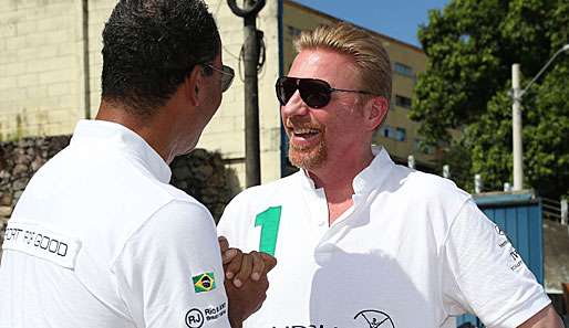 Boris Becker, hier mit Ruud Gullit, fühlt sich in Deutschland oftmals missverstanden