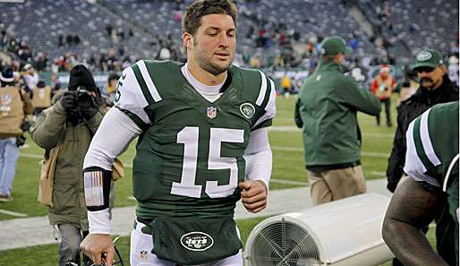 Quarterback Tim Tebow konnte dem großen Medienhype um seine Person nicht gerecht werden
