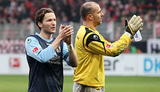 In der 25. Spielminute brachte Routinier Benjamin Lauth (l.) 1860 München in Führung