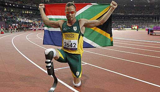 Oscar Pistorius war der Star der Paralympics in London 2012 - holte Gold über 400m und 4x100m