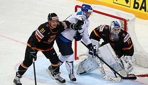 Erst im Power-Play unterlag die deutsche Mannschaft Gastgeber Finnland knapp mit 3:4