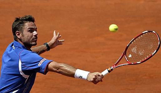 Stanislas Wawrinka siegte überraschend deutlich mit 6:1, 6:4 gegen den Spanier David Ferrer