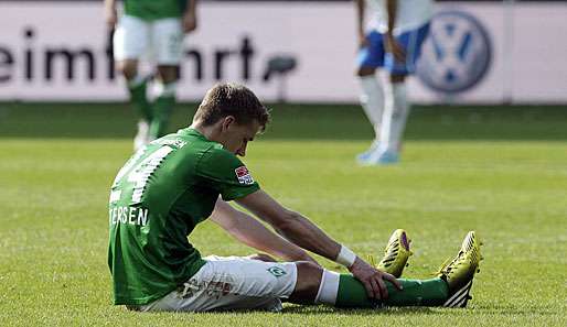 Nils Petersen nach dem späten Ausgleich von 1899 Hoffenheim