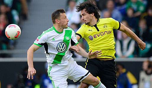 In einem packenden Bundesligaspiel trennen sich Wolfsburg und Dortmund 3:3-Unentschieden