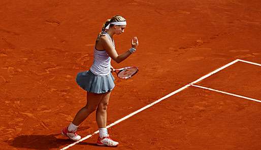 Sabine Lisicki musste sich im Achtelfinale Maria Scharapowa geschlagen geben