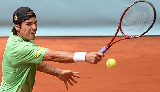 Tommy Haas spielte gut, aber es reichte nicht. Der Deutsche unterlag Ferrer nach drei Sätzen