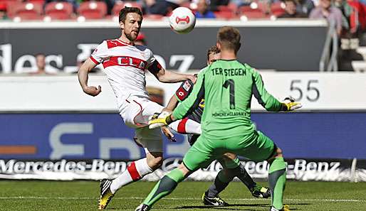 Christian Gentner erzielte in dieser Saison bereits fünf Bundesliga-Tore - hier gegen Gladbach