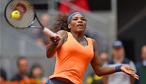 Der zweite Satz im Spiel gegen Garrigues aus Spanien wurde für Serena Williams zum Debakel