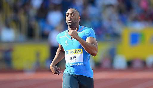 Tyson Gay, dreimaliger Weltmeister von 2007, sprintete die 200 Meter in 19,79 Sekunden