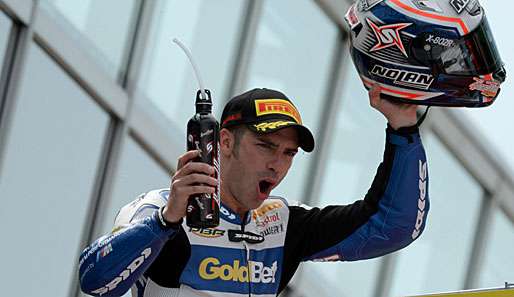 Marco Melandri kletterte durch den Erfolg in der Gesamtwertung auf Platz vier.