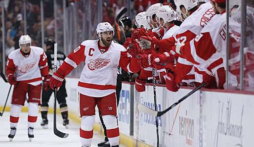 Henrik Zetterberg erzielte die Führung für die Red Wings