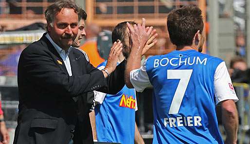 Peter Neururer und der VfL Bochum hatten den Klassenerhalt bereits letzte Woche erreicht