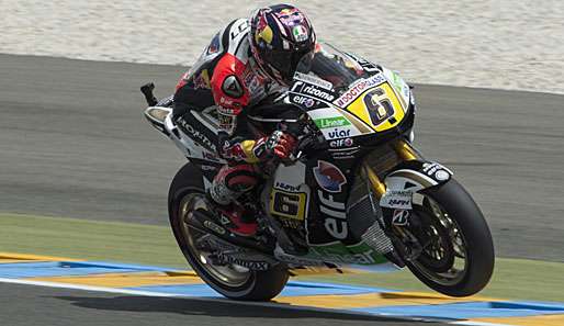 Stefan Bradl fuhr beim Freien Training in Le Mans eine sehr ordentliche Zeit