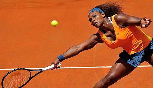 Serena Williams hat in Rom das Finale erreicht und ihren persönlichen Siegrekord ausgebaut