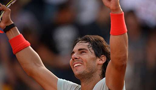 Rafael Nadal sette sich in zwei Sätzen gegen Tomas Berdych durch und steht im Finale von Rom