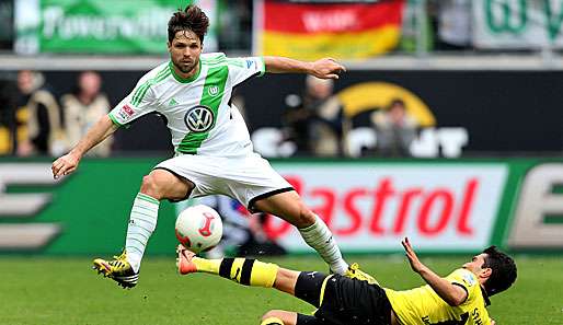 Diego erzielte in der abgelaufenen Saison zehn Tore für Wolfsburg und legte sieben Treffer auf
