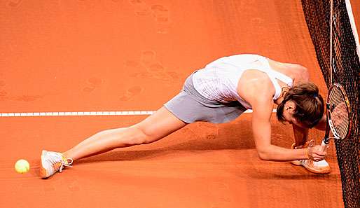 Annika Beck ging aus einem engem Match als Verliererin hervor