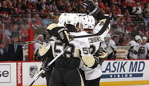Die Pittsburgh Penguins durften in Ottawa gleich sieben Treffer bejubeln