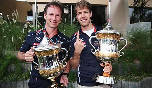 Christian Horner und Sebastian Vettel bilden seit mehreren Jahren ein kongeniales Team