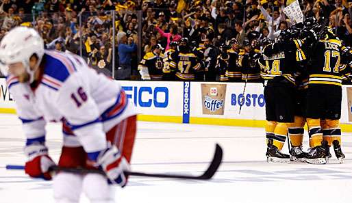 Die Boston Bruins dürfen feiern - für die New York Rangers ist die Saison beendet
