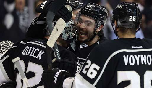 Die Kings wissen, bei wem sie sich bedanken müssen: Goalie Jonathan Quick  
