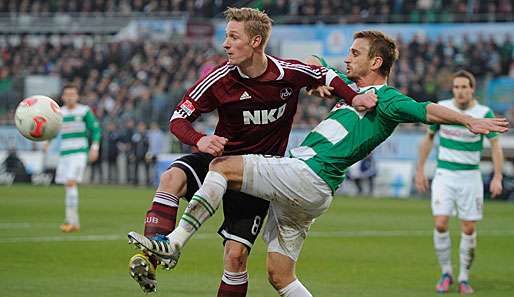 In der abgelaufenen Saison war Polter vom VfL Wolfsburg an den 1. FC Nürnberg ausgeliehen