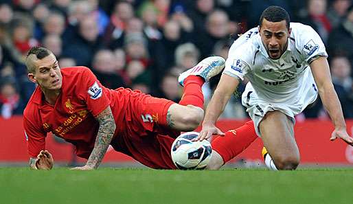 Daniel Agger (l.) steht nach Falcao, Moutinho und Carvalho als nächster auf Monacos Liste