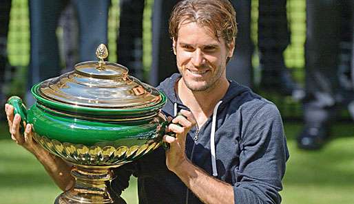Tommy Haas bezwang im letztjährigen Gerry-Weber-Open-Finale den Schweizer Roger Federer