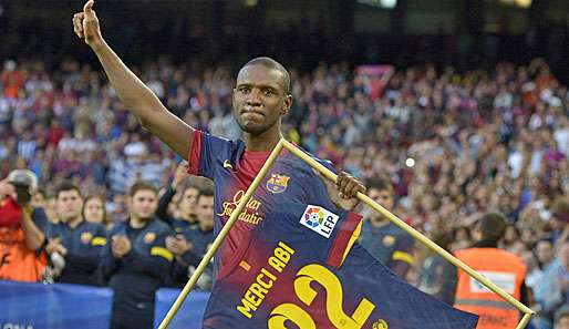 Eric Abidal verabschiedet sich nach sechs Jahren aus Barcelona 