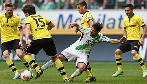 Diego scheiont derzeit glücklich in Wolfsburg zu sein, Atletico hat jedoch weiter Interesse