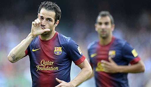 Lippenbekenntnis: Cesc Fabregas hat sich eindeutig für seinen jetzigen Arbeitgeber ausgesprochen