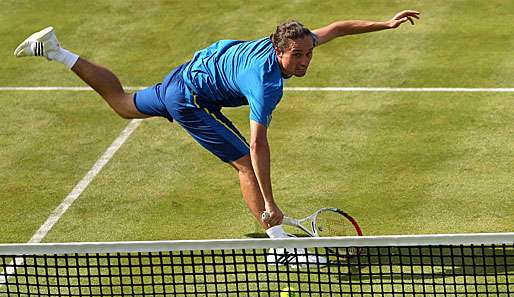 Benjamin Becker zog in London gegen Alexander Dolgopolow ins Viertelfinale ein