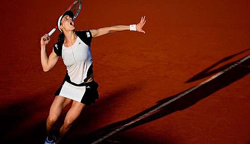 Andrea Petkovic aus Darmstadt war erst durch eine Wild-Card ins Hauptfeld gerutscht