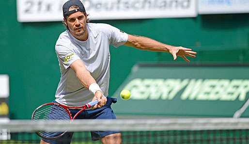 Tommy Haas steht beim Turnier in Halle im Halbfinale