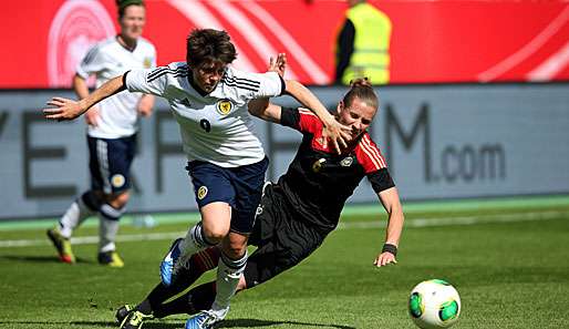 Deutschlands Frauen-Nationalmannschaft hatte mit den Schottinnen keine Probleme