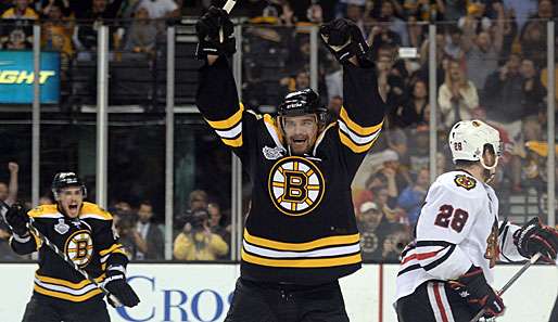 Hatte allen Grund zum Jubeln: Daniel Paille setzte auch in Spiel 3 seine Hot Streak fort
