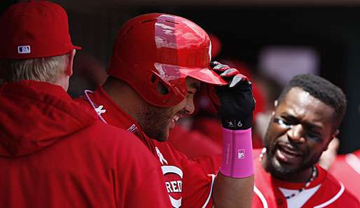 Donald Lutz und die Cincinnati Reds haben gegen Pittburgh den erhofften Erfolg gefeiert