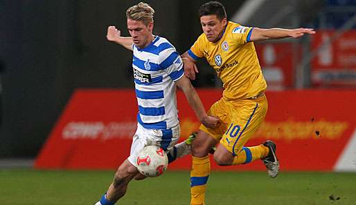 Sören Brandy (l.) ist der fünfte Abgang des MSV Duisburg