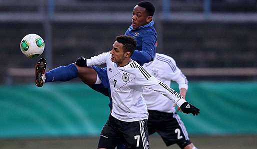 Anthony Martial (r.) ist ein aktueller französischer Junioren-Nationalspieler