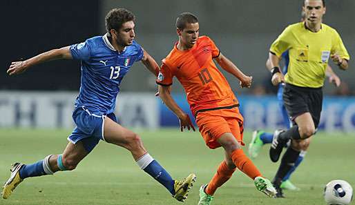 Adam Maher stand für nie niederländische U 21 bei der EM in Israel auf dem Feld