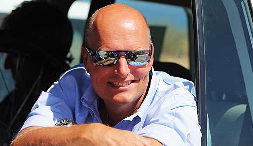 Bjarne Riis erschien zum Start der dritten Etappe in Ajaccio bei der Tour de France