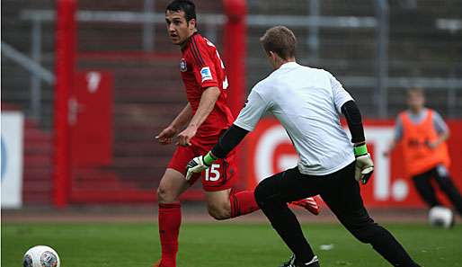Leverkusens Levin Öztunali erzielte das 3:1 für Bayern im Test gegen Essen
