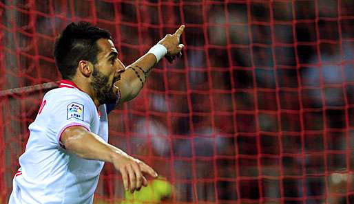 Alvaro Negredo erzielte in 139 Ligaspielen 70 Tore für die Andalusier