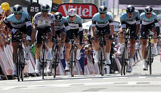 Tony Martin und sein Team verpassten den Sieg im Teamzeitfahren um winzige 0,75 Sekunden