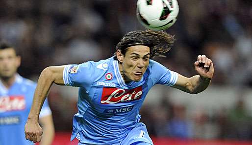 Edinson Cavani wurde mit 29 Toren in 34 Einsätzen Torschützenkönig der Serie A