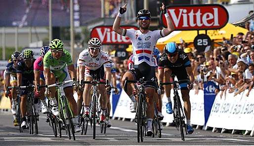 Sprint-Superstar Mark Cavendish sicherte sich den Sieg in der 5. Etappe