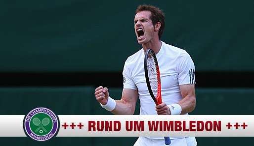 Emotionaler Sieg: Andy Murray tat  sich im Halbfinale lange Zeit schwer gegen Jerzy Janowicz