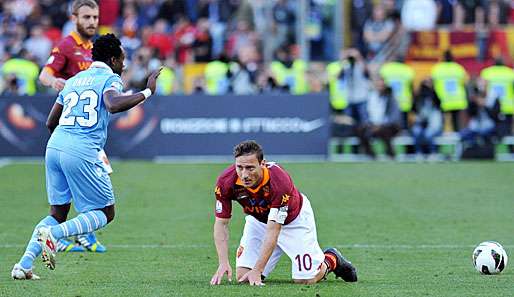 Francesco Totti wird sich wohl schon nach der kommenden Spielzeit zur Ruhe setzen